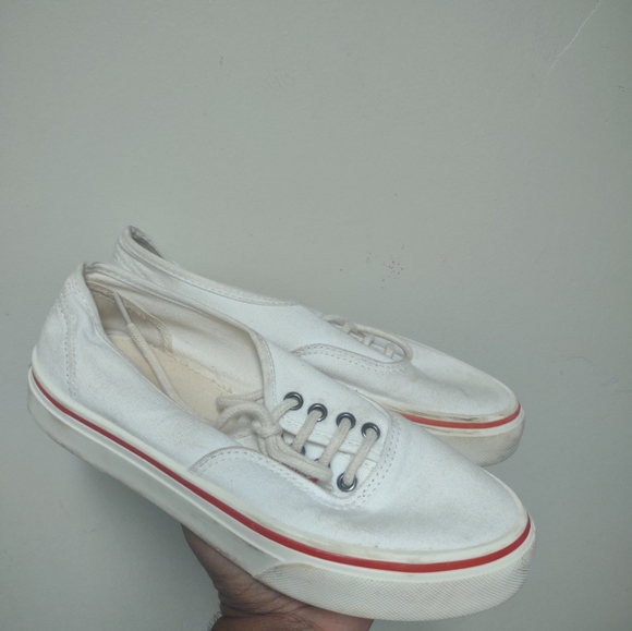 Redley Unisex White Skateboarding Sneakers Size 5 - Picture 5 of 13